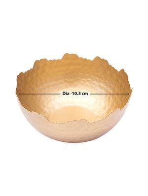 gold-toned candle bowl tea light holder - 17397688 - Standard Image - 4