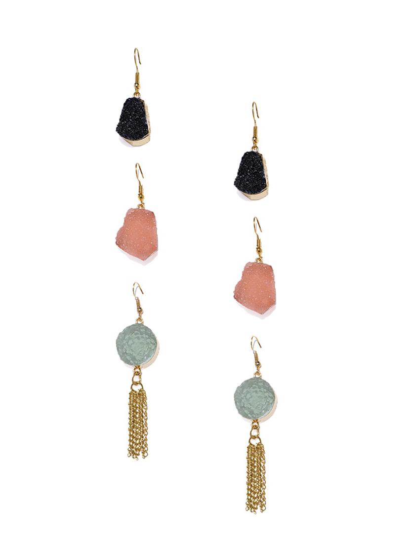multi colored metal combo's. earring - 17397693 - Zoom Image - 1