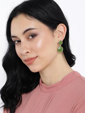 green metal combo's. earring - 17397704 - Standard Image - 3