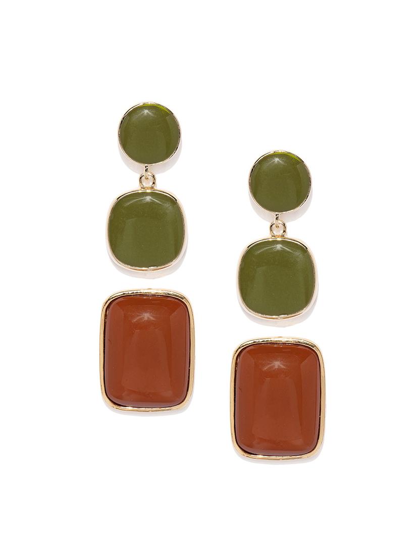 green metal combo's. earring - 17397704 - Zoom Image - 1