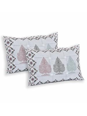 cotton jaipuri print king size bedsheet with 2 pillow covers - 17397742 - Standard Image - 2