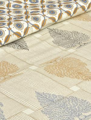 cotton jaipuri print king size bedsheet with 2 pillow covers - 17397743 - Standard Image - 5