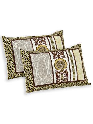 cotton jaipuri print king size bedsheet with 2 pillow covers - 17397749 - Standard Image - 2