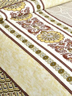 cotton jaipuri print king size bedsheet with 2 pillow covers - 17397749 - Standard Image - 4
