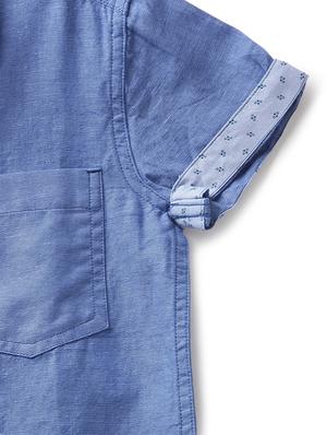 blue cotton shirt - 17397816 - Standard Image - 3