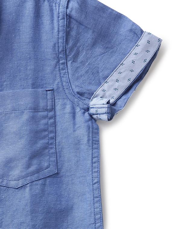 blue cotton shirt - 17397816 - Zoom Image - 3