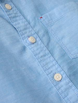 blue cotton shirt - 17397819 - Standard Image - 4