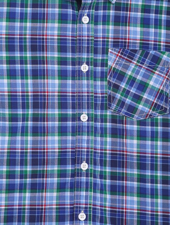 green cotton shirt - 17397832 - Zoom Image - 3