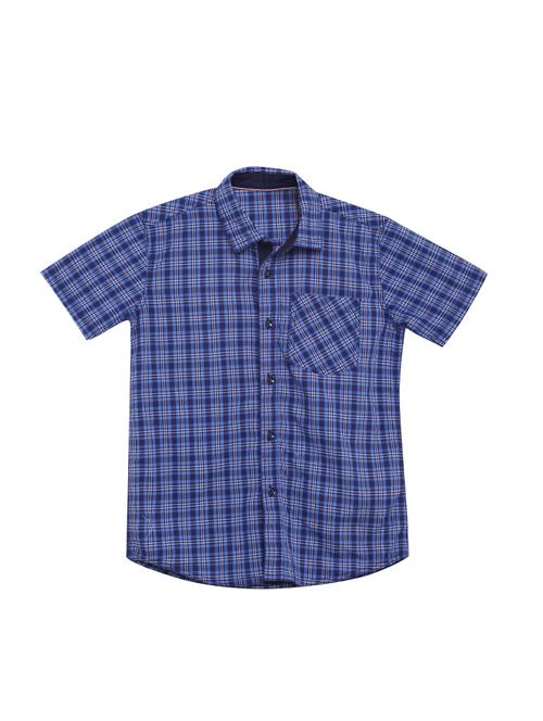 blue cotton shirt - 17397833 - Very Small Image - 1