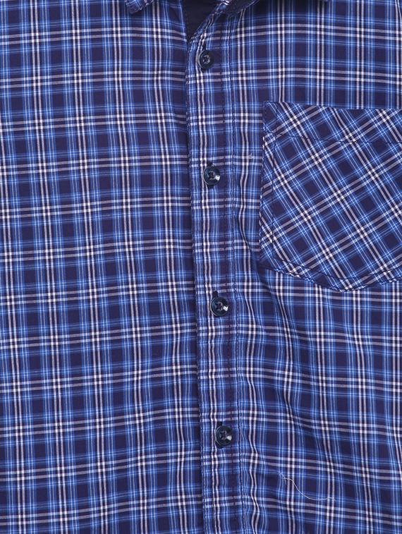 blue cotton shirt - 17397833 - Zoom Image - 3