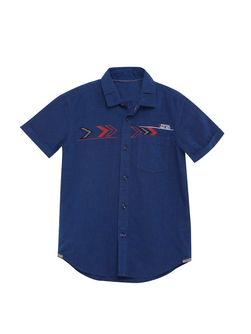 blue cotton shirt - 17397836 - Zoom Image - 1