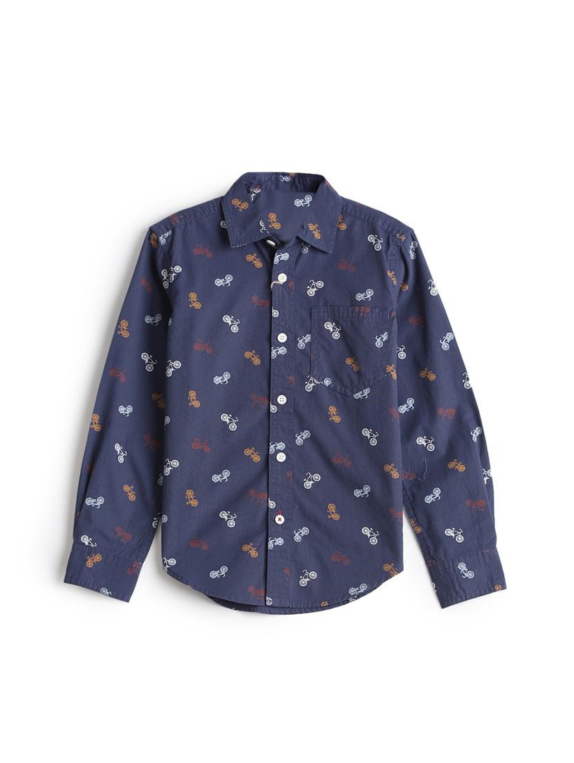 blue cotton shirt - 17397856 - Zoom Image - 1