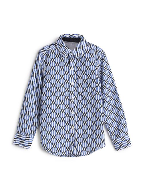 blue cotton shirt - 17397859 - Standard Image - 1