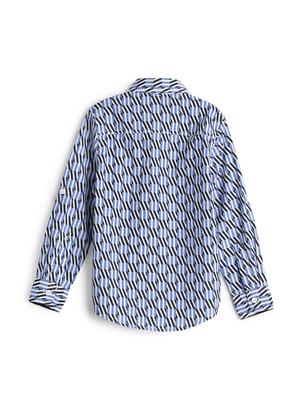 blue cotton shirt - 17397859 - Standard Image - 2