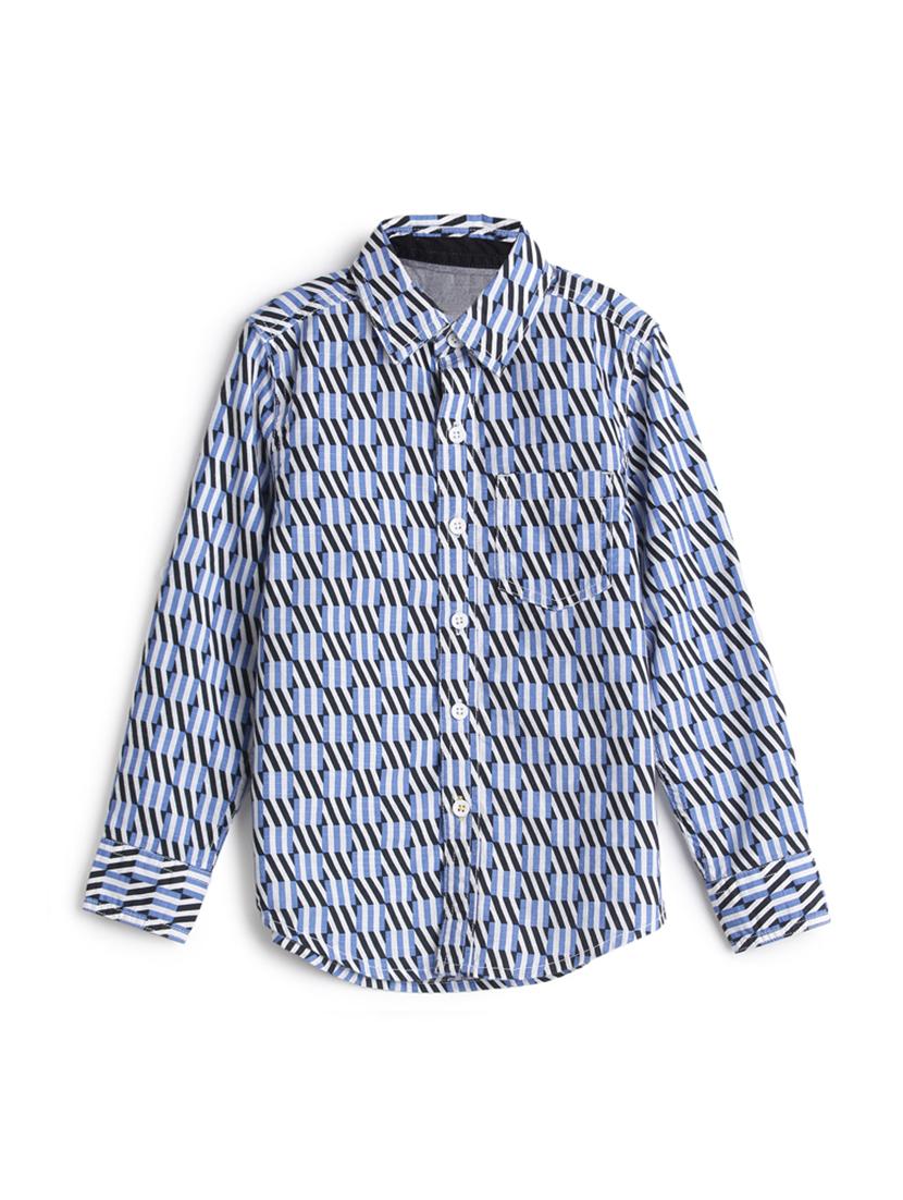 blue cotton shirt - 17397859 - Zoom Image - 1