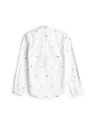 white cotton shirt - 17397863 - Standard Image - 2