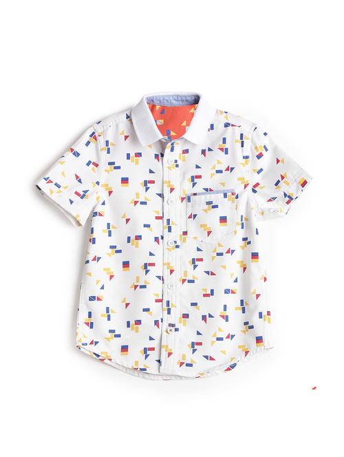 white cotton shirt - 17397866 - Standard Image - 1