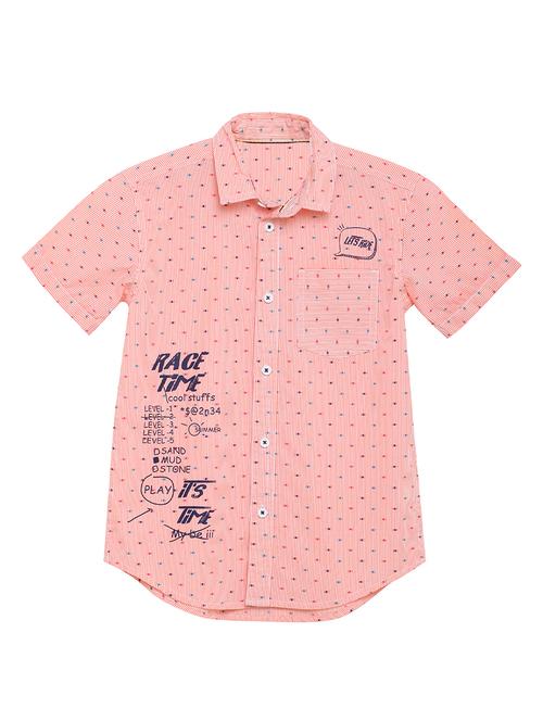 orange cotton shirt - 17397872 - Standard Image - 1
