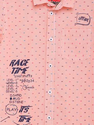 orange cotton shirt - 17397872 - Standard Image - 3