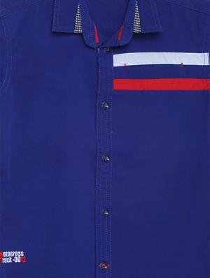 blue cotton shirt - 17397875 - Standard Image - 3