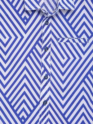 blue cotton shirt - 17397879 - Standard Image - 3