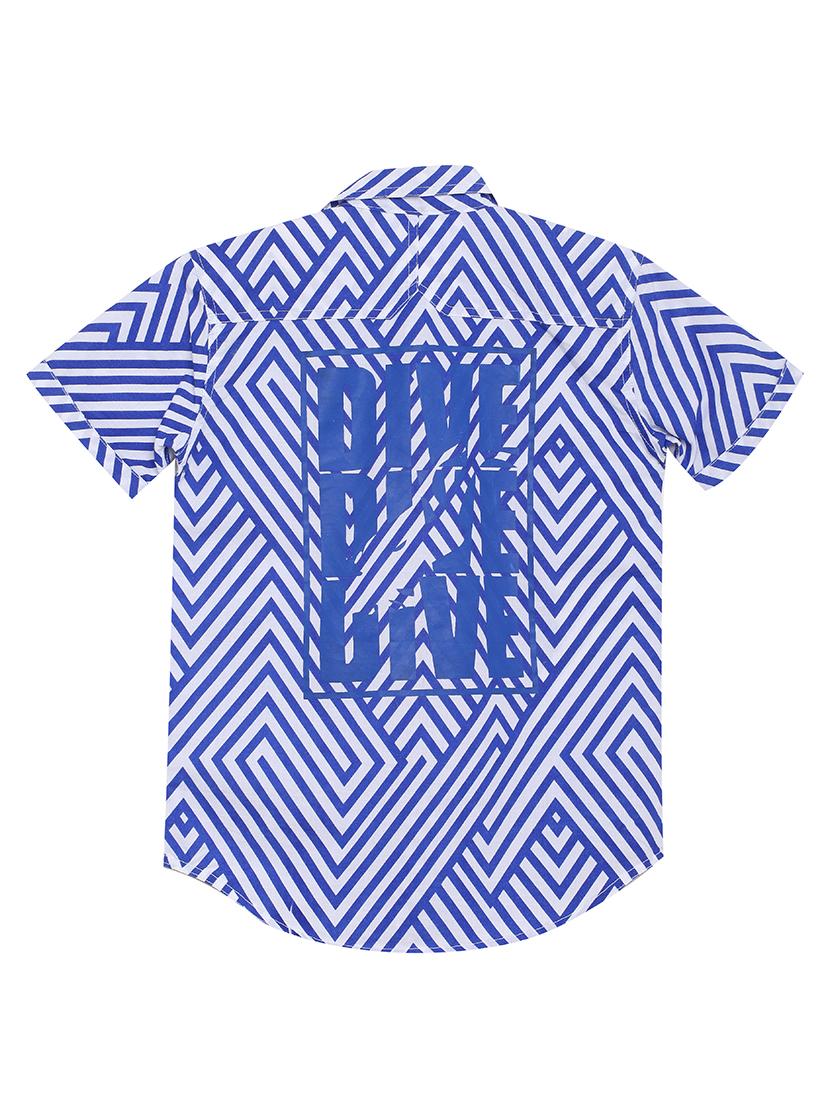 blue cotton shirt - 17397879 - Zoom Image - 2