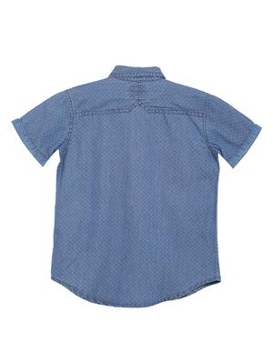 blue cotton shirt - 17397893 - Standard Image - 2