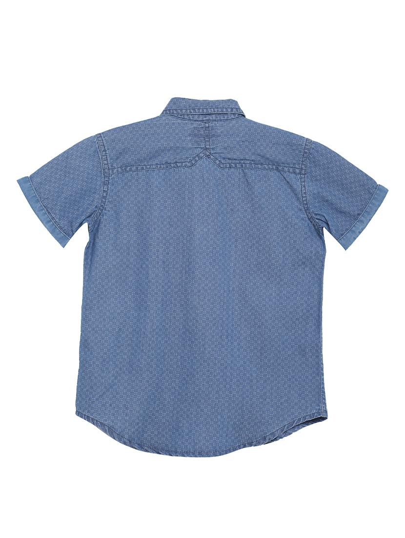 blue cotton shirt - 17397893 - Zoom Image - 2