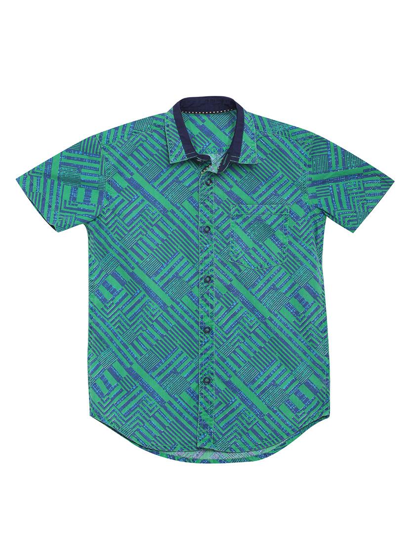 green cotton shirt - 17397894 - Zoom Image - 1