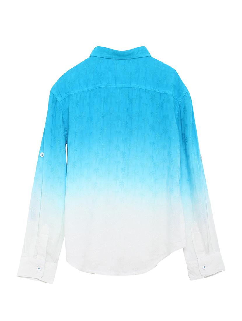 blue cotton shirt - 17397917 - Zoom Image - 2
