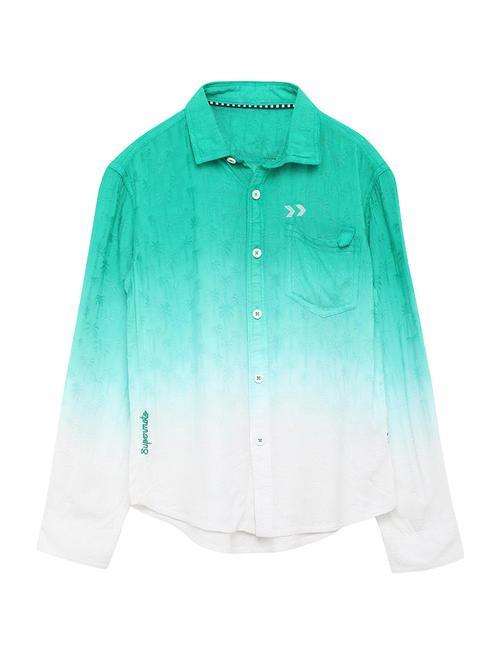 green cotton shirt - 17397918 - Standard Image - 1