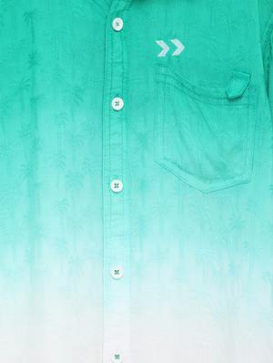 green cotton shirt - 17397918 - Standard Image - 3