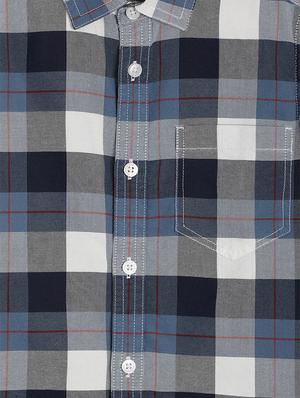 blue cotton shirt - 17397919 - Standard Image - 3