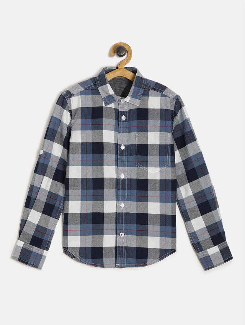 blue cotton shirt - 17397919 - Zoom Image - 1