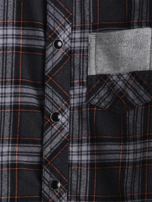 grey cotton shirt - 17397925 - Standard Image - 4