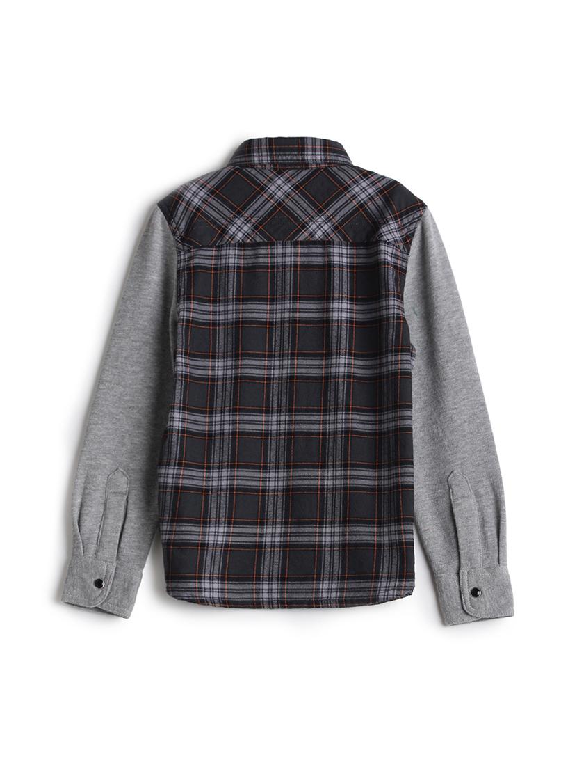 grey cotton shirt - 17397925 - Zoom Image - 2