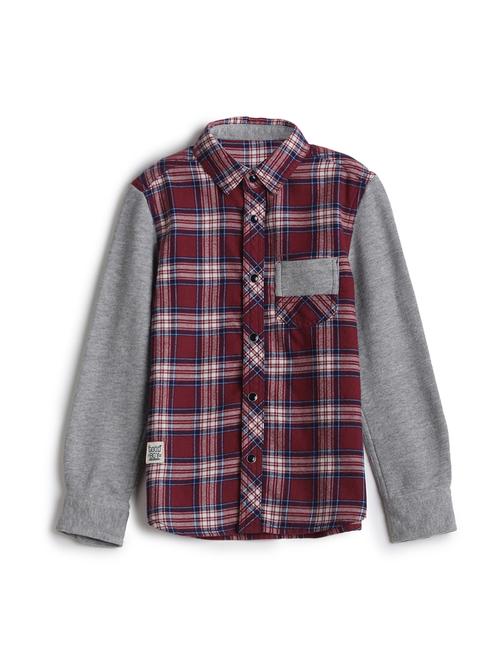 red cotton shirt - 17397926 - Standard Image - 1