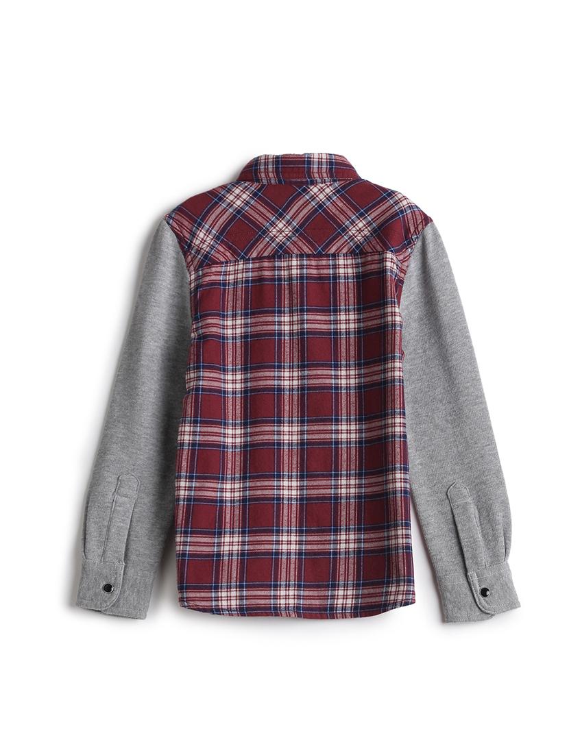 red cotton shirt - 17397926 - Zoom Image - 2