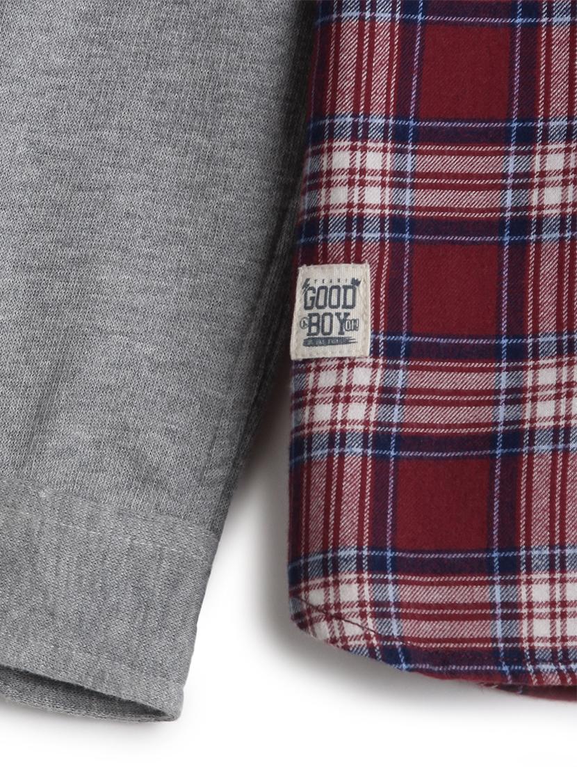 red cotton shirt - 17397926 - Zoom Image - 3