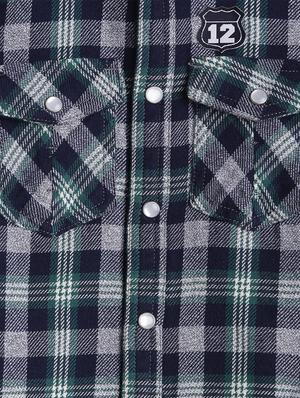 blue cotton shirt - 17397931 - Standard Image - 4
