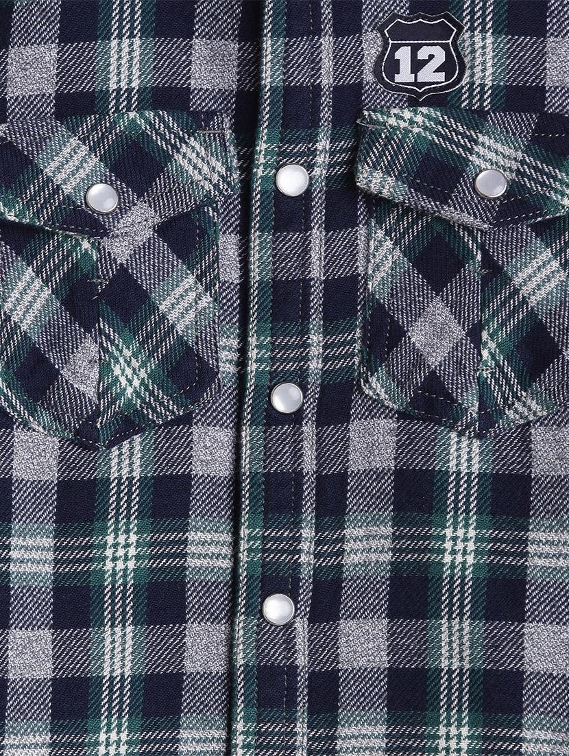 blue cotton shirt - 17397931 - Zoom Image - 4