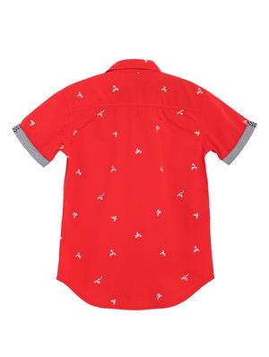 red cotton shirt - 17397933 - Standard Image - 2