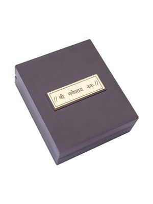 24 ct gold foil ganesh pooja box - 17397954 - Standard Image - 6