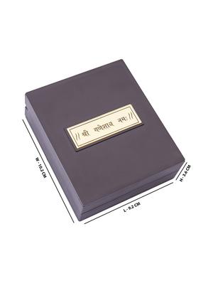 24 ct gold foil ganesh pooja box - 17397954 - Standard Image - 7