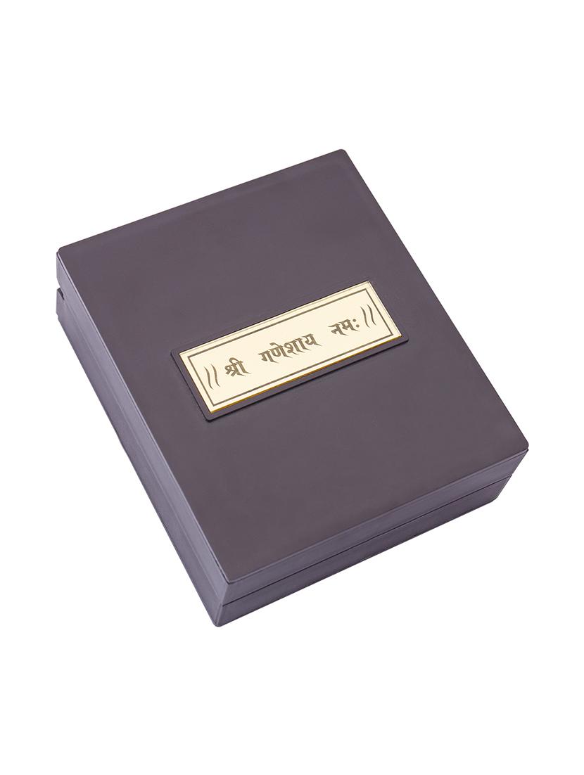 24 ct gold foil ganesh pooja box - 17397954 - Zoom Image - 6