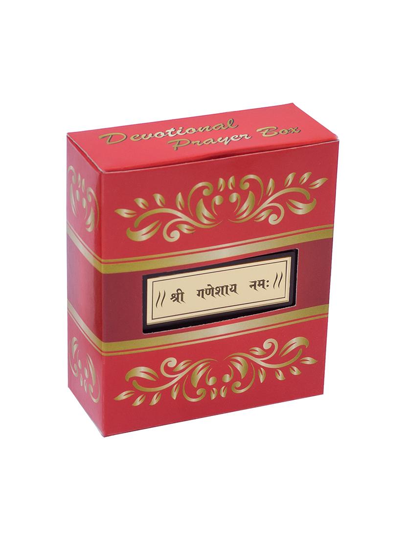 24 ct gold foil ganesh pooja box - 17397954 - Zoom Image - 8