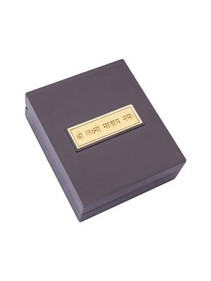 24 ct gold foil laxmi pooja box - 17397962 - Standard Image - 6