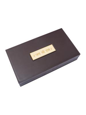 24 ct gold plated ram darbaar pooja box - 17398181 - Standard Image - 6