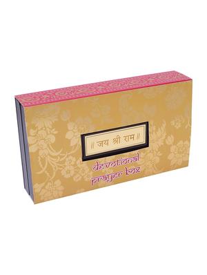 24 ct gold plated ram darbaar pooja box - 17398181 - Standard Image - 7