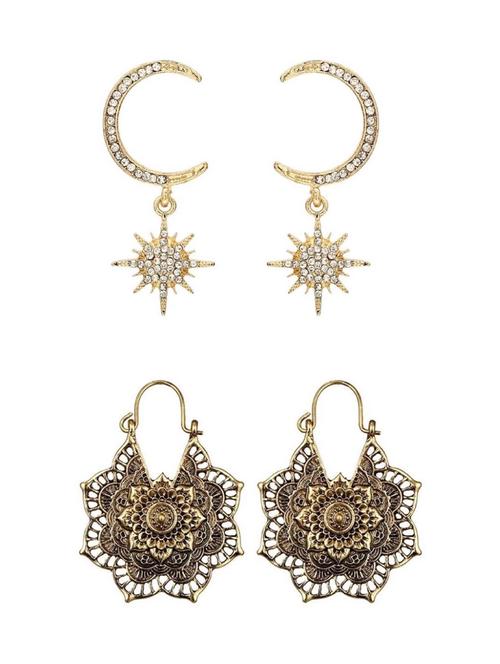 multi colored metal combo's. earring - 17398187 - Standard Image - 1
